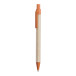 Wepel orange natural ballpoint pen 