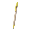 Wepel yellow natural ballpoint pen 