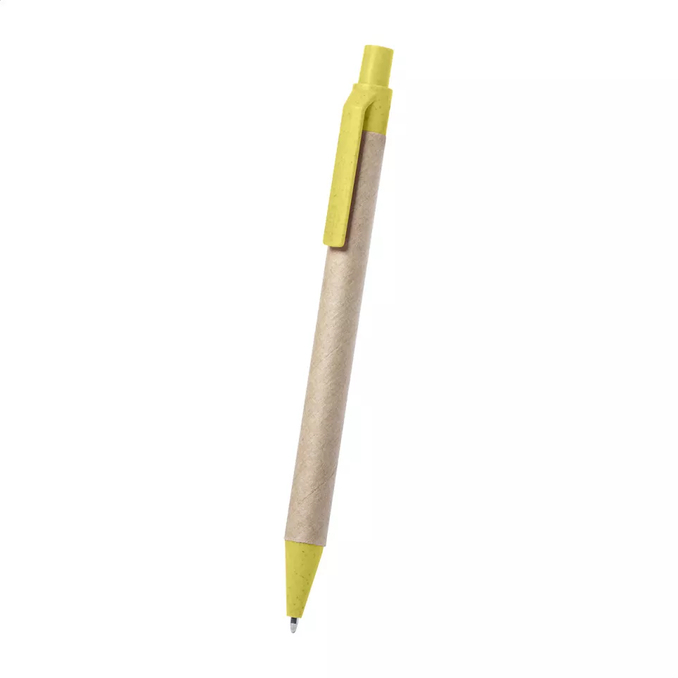 Wepel yellow natural ballpoint pen 