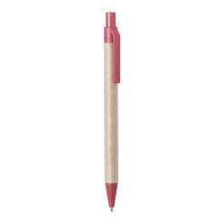 Wepel red natural ballpoint pen 