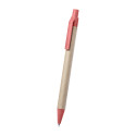 Wepel red natural ballpoint pen 