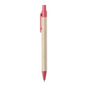 Wepel rouge naturelle stylo bille 