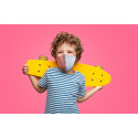 CreaMask Adjust Kids white  custom face mask for kids 