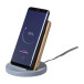 Chemek grey natural wireless charger mobile holder 