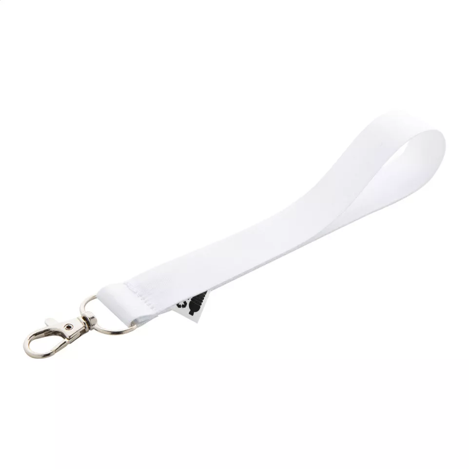 SuboFob RPET white  custom keyring 