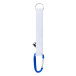 Subiner RPET blue white custom keyring 