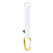 Subiner RPET yellow white custom keyring 