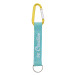Subiner RPET yellow white custom keyring 