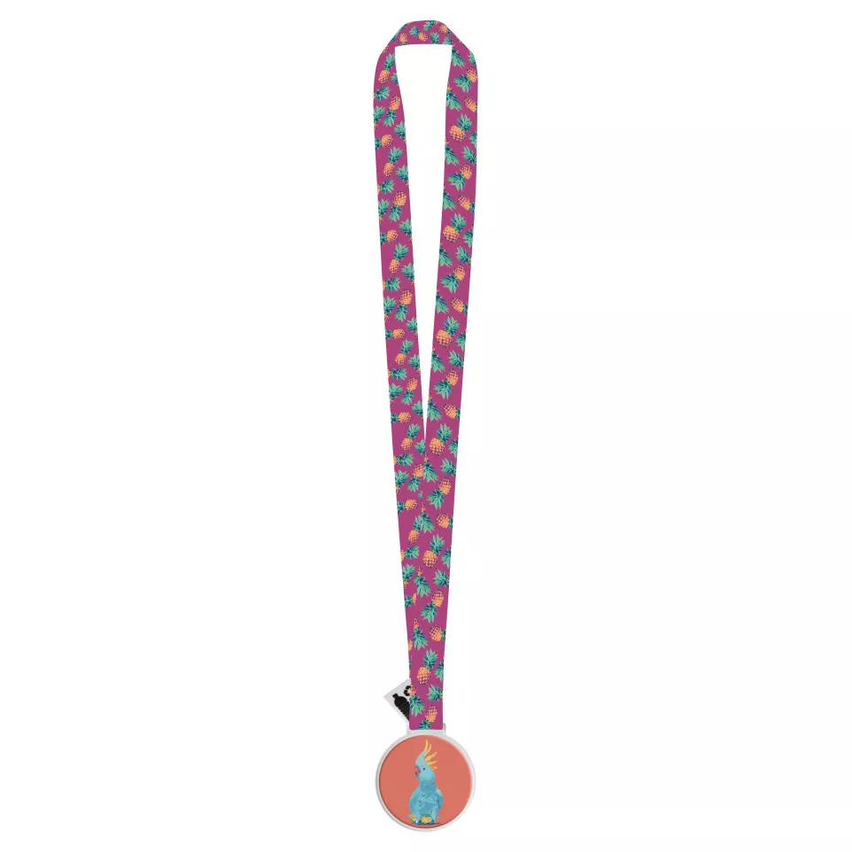 Subdal RPET wit  custom made medaille 