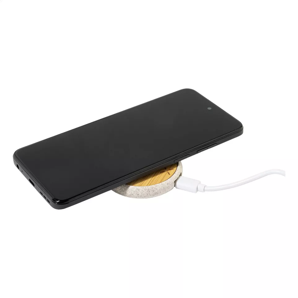Volto beige natural wireless charger 
