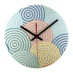 BeTime Alu D silver  wall clock 