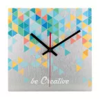 BeTime Alu B silver  wall clock 