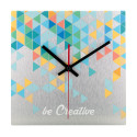 BeTime Alu B silver  wall clock 