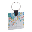 Aluudy C zilver  sleutelhanger 