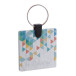 Aluudy C zilver  sleutelhanger 