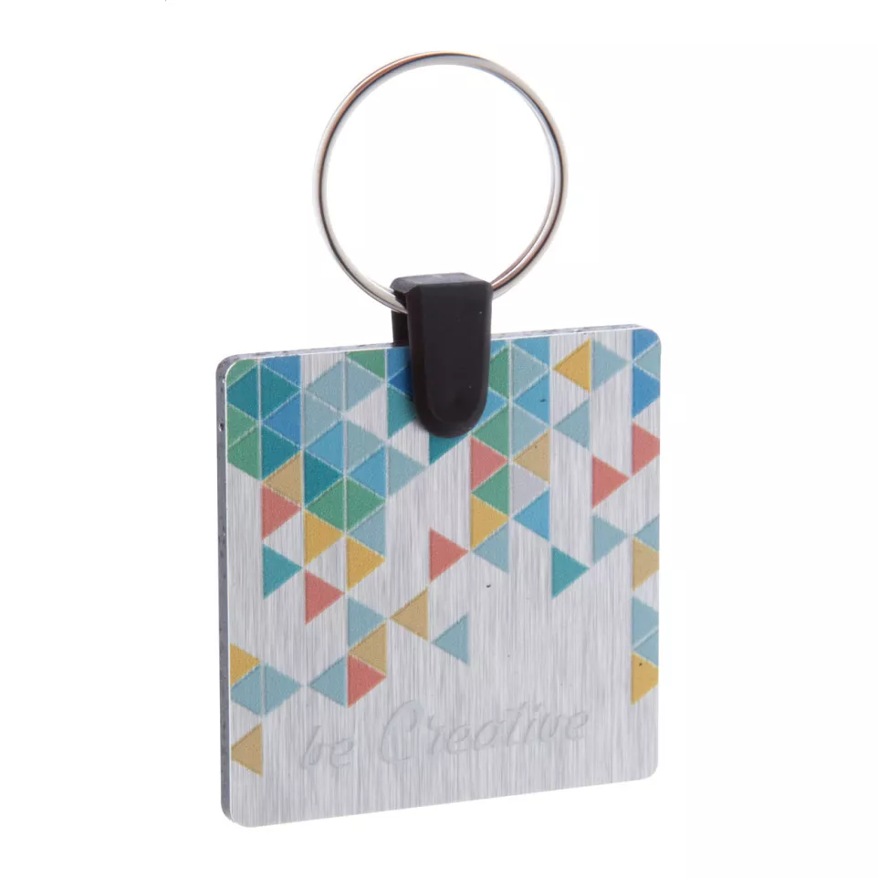 Aluudy C zilver  sleutelhanger 