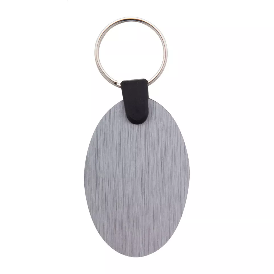 Aluudy B zilver  sleutelhanger 