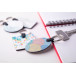 Aluudy B silver  keyring 