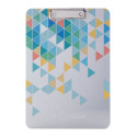 Aloopy silver  custom made A4 size clipboard 
