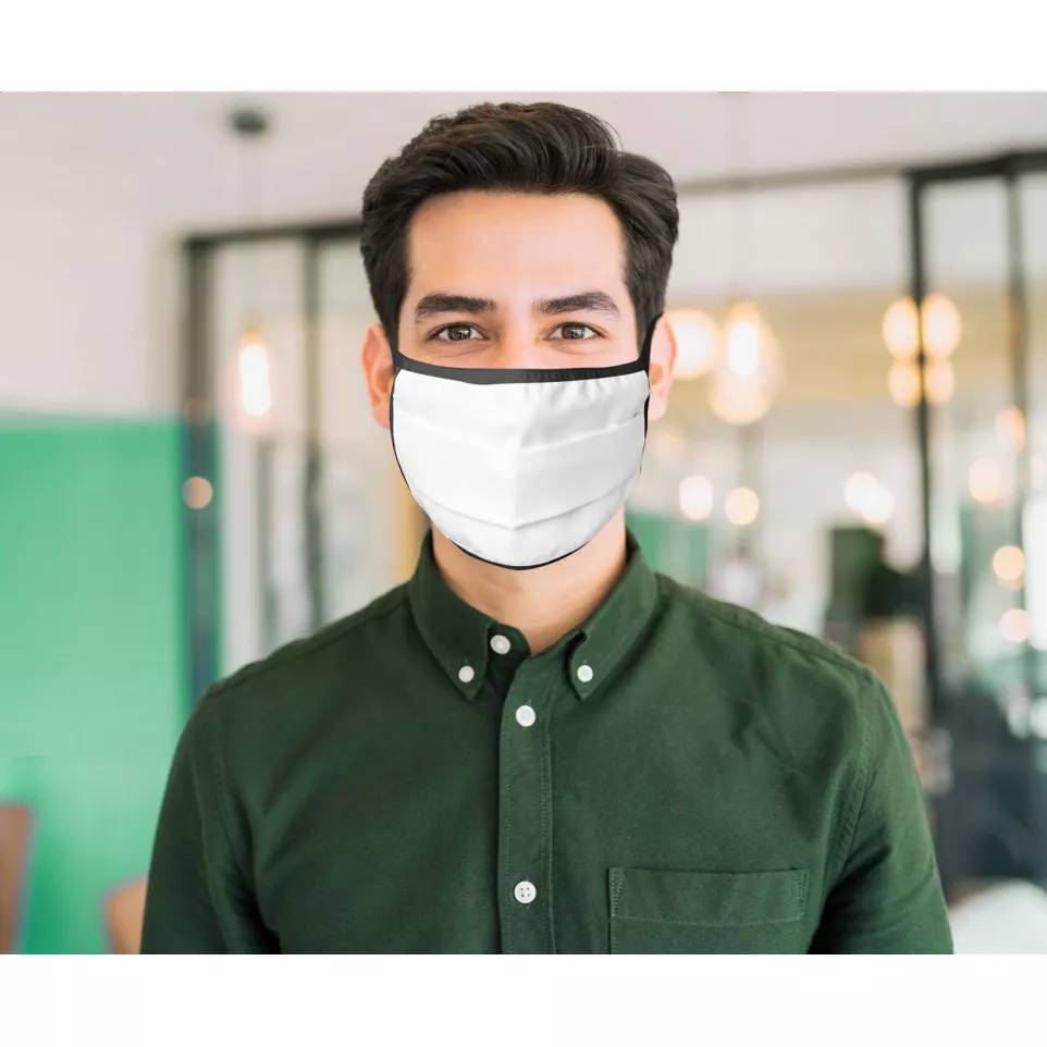 WashMask black  washable face mask 