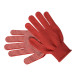 Horgol red  gloves 
