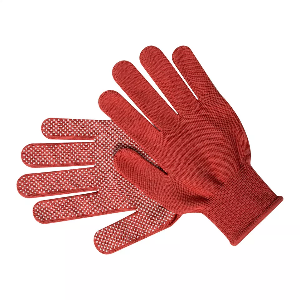 Horgol rood  handschoenen 