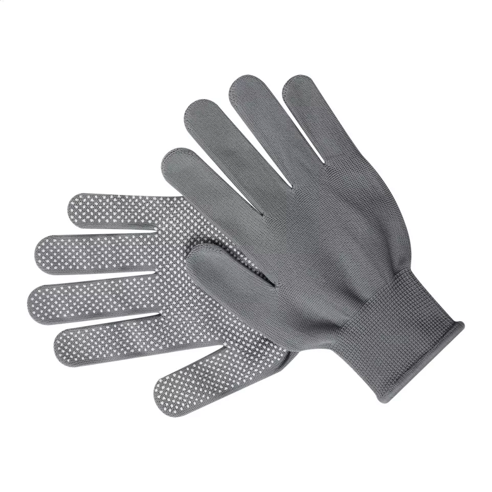 Horgol gris cendré  gants 