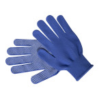 Horgol blauw  handschoenen 