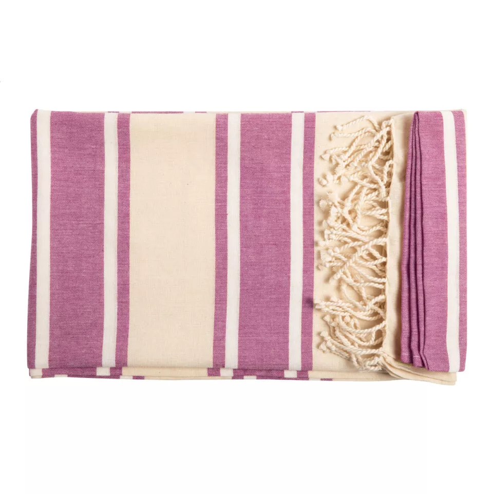 Hermosa fuchsia naturelle serviette...