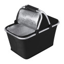 Paccola black  cooler picnic basket 