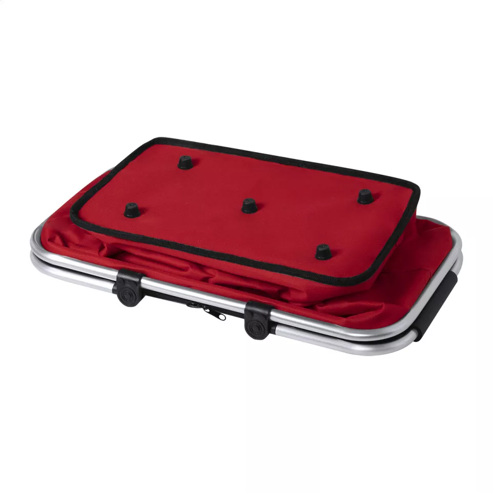 Paccola red  cooler picnic basket 