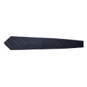 Stripes dark grey  necktie 