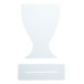 Clobor white  display, trophy 
