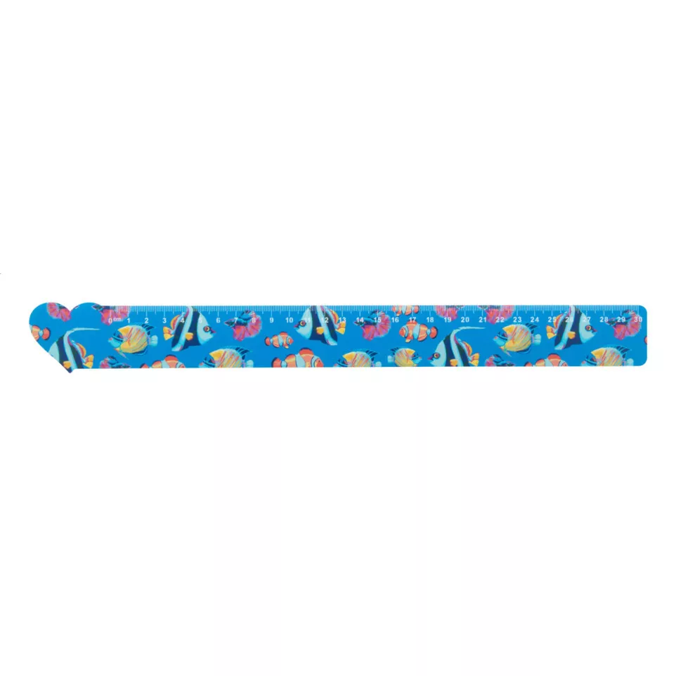 Couler 30 wit  liniaal van 30 cm, hart 