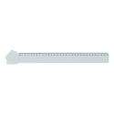 Couler 30 white  30 cm ruler, house 