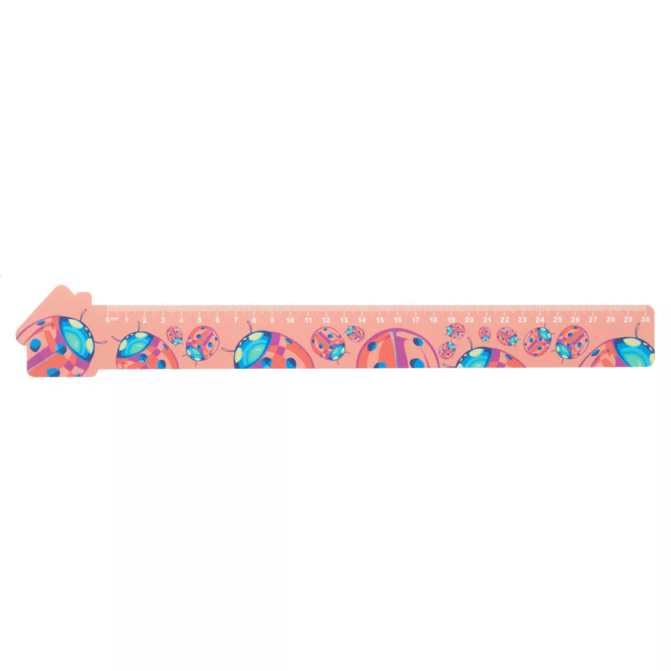 Couler 30 white  30 cm ruler, house 