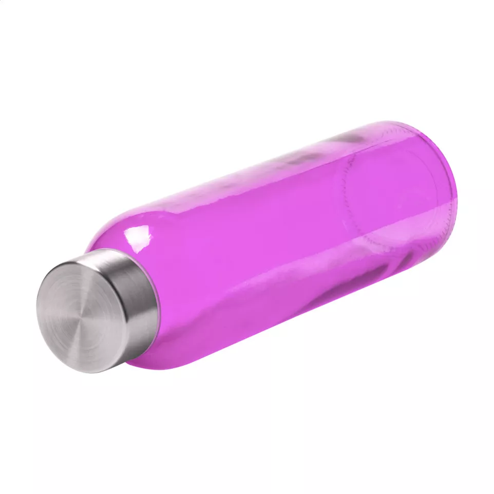 Konga pink  glass bottle 