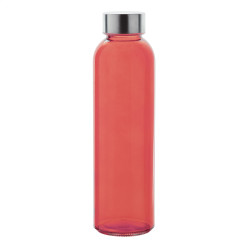 Konga rood  glazen fles 