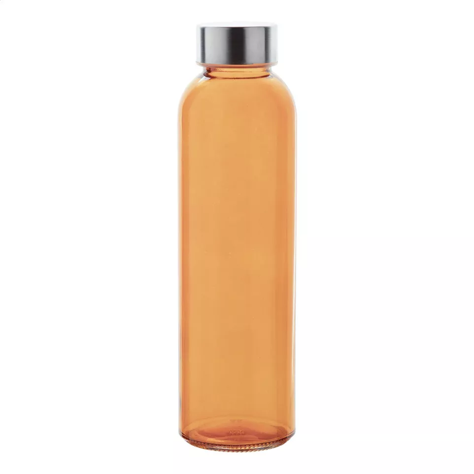 Konga oranje  glazen fles 