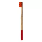 ColoBoo red natural bamboo toothbrush 