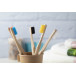 ColoBoo red natural bamboo toothbrush 