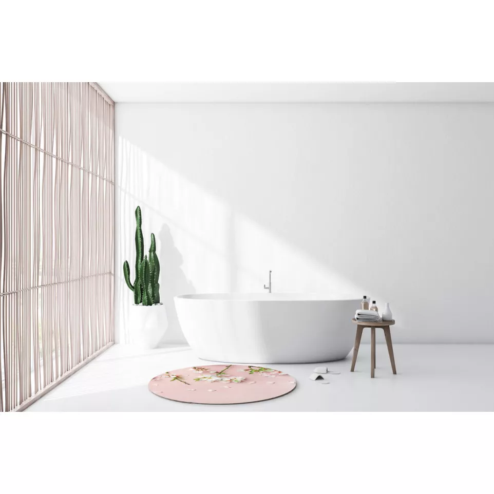 Rontry white  sublimation bath mat 