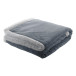 Sammia donker grijs  coral fleece deken 