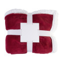 Sammia bordeaux  couverture polaire 