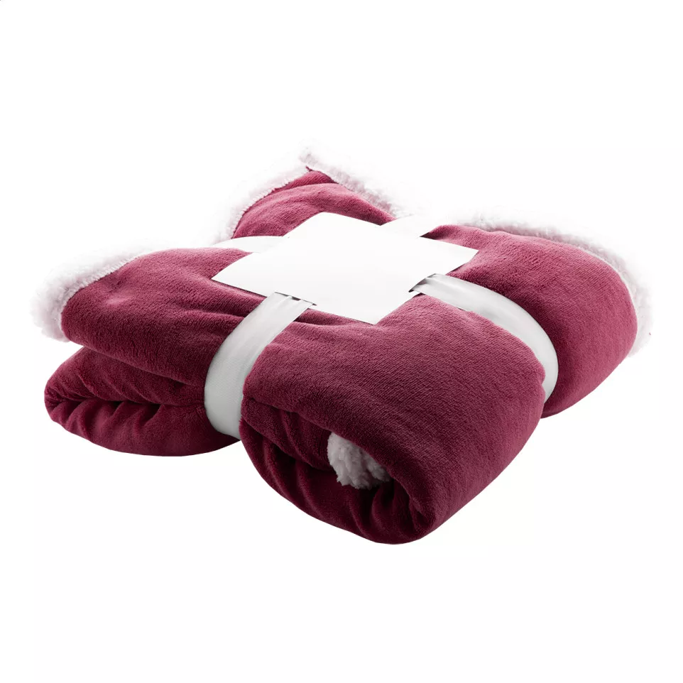 Sammia bordeaux  couverture polaire 