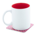 CreaCoast white  coaster, square 
