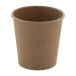 Papcap S beige  papieren beker, 120 ml 