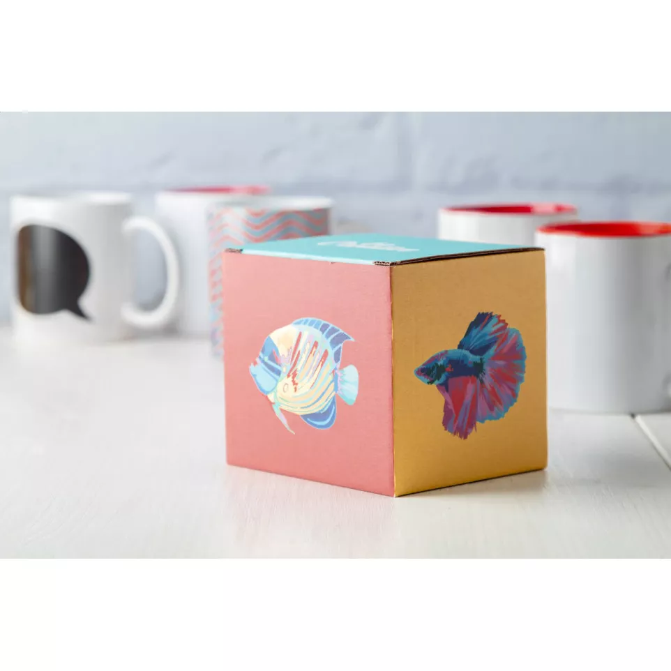CreaBox Mug A wit  custom made mok doos 