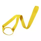 Lancup geel  drink houder lanyard 
