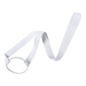 Lancup white  drink holder lanyard 
